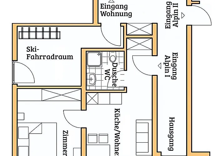 Apartamento Alpin 1100